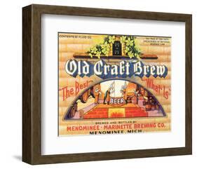 Old Craft Brew-null-Framed Art Print