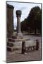 Old cross and stocks in village market square, Ripley, Yorkshire, 20th century-CM Dixon-Mounted Photographic Print