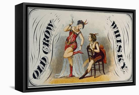 Old Crow Whiskey-null-Framed Stretched Canvas