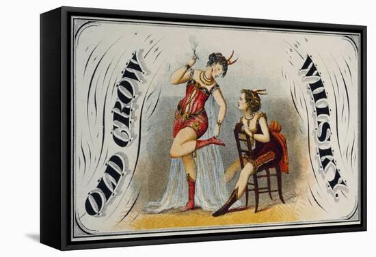 Old Crow Whiskey-null-Framed Stretched Canvas