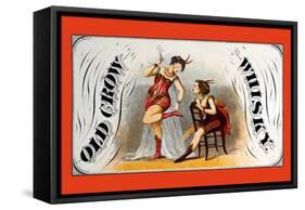 Old Crow Whiskey-null-Framed Stretched Canvas