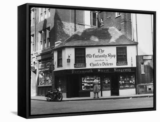 Old Curiosity Shop-null-Framed Stretched Canvas