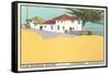 Old Custom House, Monterey-null-Framed Stretched Canvas