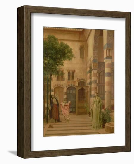 Old Damascus: Jew's Quarter or Gathering Lemons, Circa 1873-1874-Sir Lawrence Alma-Tadema-Framed Giclee Print