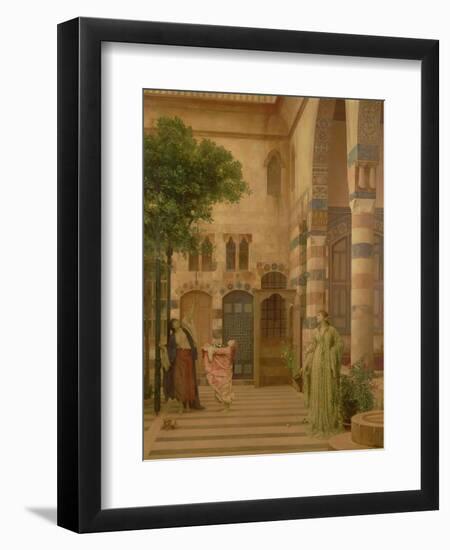 Old Damascus: Jew's Quarter or Gathering Lemons, Circa 1873-1874-Sir Lawrence Alma-Tadema-Framed Giclee Print