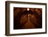 Old Dark Red Tunnel-Zholobov Vadim-Framed Photographic Print