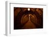 Old Dark Red Tunnel-Zholobov Vadim-Framed Photographic Print