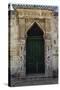 Old Decorated Door, Temple or Mosque-null-Stretched Canvas
