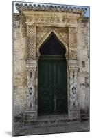 Old Decorated Door, Temple or Mosque-null-Mounted Photographic Print