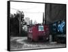 Old Detroit-NaxArt-Framed Stretched Canvas