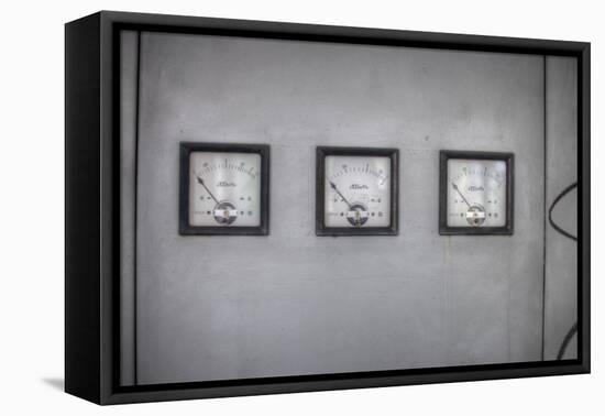 Old Dials-Nathan Wright-Framed Stretched Canvas