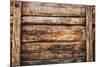Old Dirty Wood Broad Panel Used as Grunge Textured Background Backdrop and Nature Bark Wooden Wall-khunaspix-Mounted Photographic Print