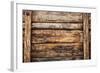 Old Dirty Wood Broad Panel Used as Grunge Textured Background Backdrop and Nature Bark Wooden Wall-khunaspix-Framed Photographic Print