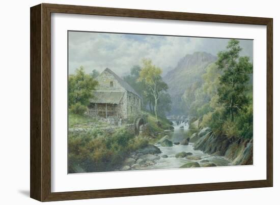 Old Disused Mill, Dolgelly-William Henry Mander-Framed Giclee Print