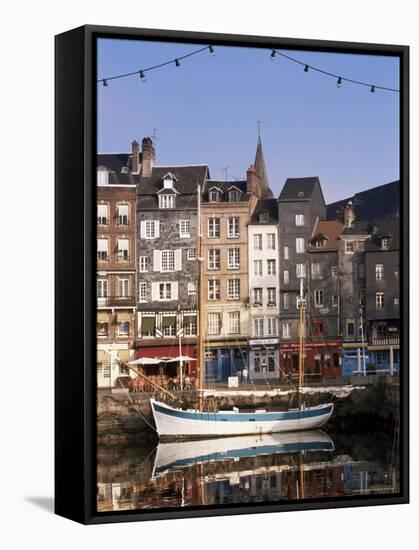 Old Dock, St. Catherine Quay, Honfleur, Normandie (Normandy), France-Guy Thouvenin-Framed Stretched Canvas