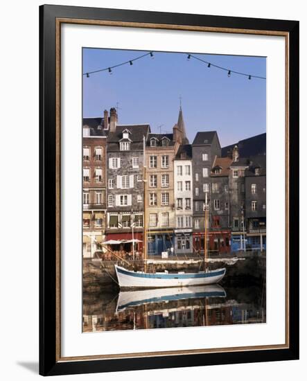 Old Dock, St. Catherine Quay, Honfleur, Normandie (Normandy), France-Guy Thouvenin-Framed Photographic Print