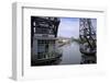 Old Dockside Cranes Frame the Harbour, Bristol, England, United Kingdom, Europe-Rob Cousins-Framed Photographic Print