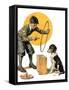 "Old Dog, New Tricks,"July 11, 1931-Frederic Stanley-Framed Stretched Canvas
