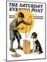 "Old Dog, New Tricks," Saturday Evening Post Cover, July 11, 1931-Frederic Stanley-Mounted Premium Giclee Print