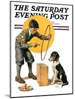 "Old Dog, New Tricks," Saturday Evening Post Cover, July 11, 1931-Frederic Stanley-Mounted Giclee Print