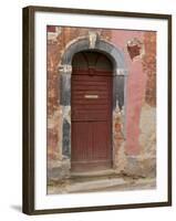 Old Door, Ceske Budejovice, Czech Republic-Russell Young-Framed Photographic Print