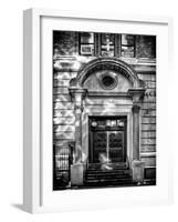 Old Door Entrance to Catholic School Girls Chelsea Winter-Philippe Hugonnard-Framed Photographic Print