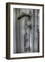 Old Door Handle with Key-Nathan Wright-Framed Photographic Print