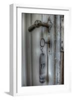 Old Door Handle with Key-Nathan Wright-Framed Photographic Print