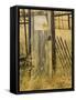 Old Door in Homestead Fence, Montana, USA-Nancy Rotenberg-Framed Stretched Canvas