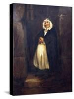 Old Doorkeeper-Honore Daumier-Stretched Canvas