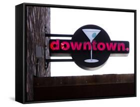 Old Downtown, Las Vegas, Nevada, USA-Julian McRoberts-Framed Stretched Canvas