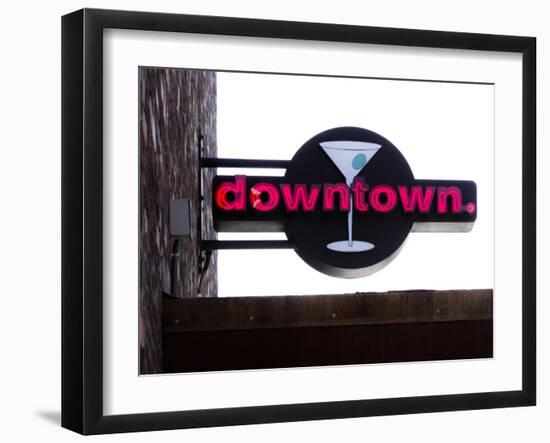 Old Downtown, Las Vegas, Nevada, USA-Julian McRoberts-Framed Photographic Print