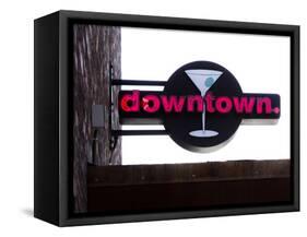 Old Downtown, Las Vegas, Nevada, USA-Julian McRoberts-Framed Stretched Canvas