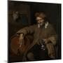 Old Drinker-Gabriel Metsu-Mounted Art Print