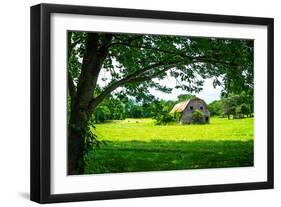 Old Dutch Barn-Alan Hausenflock-Framed Photographic Print