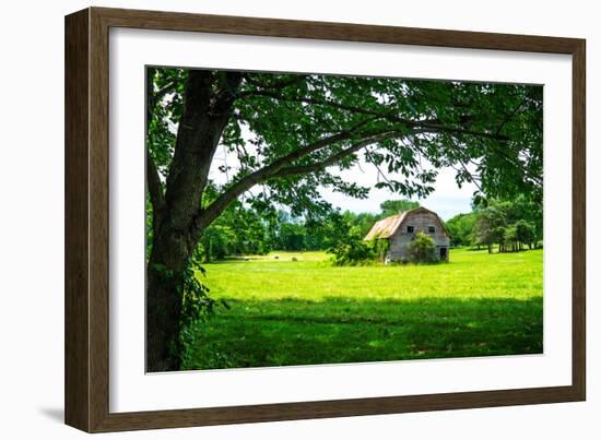 Old Dutch Barn-Alan Hausenflock-Framed Photo