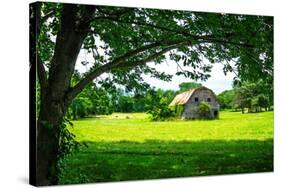 Old Dutch Barn-Alan Hausenflock-Stretched Canvas