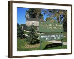 Old Dutch Church Dating from 1685, Sleepy Hollow, New York State, USA-Nedra Westwater-Framed Photographic Print