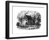 Old Dutch House, Long Island, New York, 18th Century-null-Framed Giclee Print