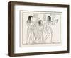 Old Egyptian Musicians, Egypt, 1879-null-Framed Giclee Print