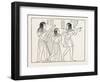 Old Egyptian Musicians, Egypt, 1879-null-Framed Giclee Print