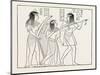 Old Egyptian Musicians, Egypt, 1879-null-Mounted Giclee Print