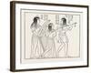 Old Egyptian Musicians, Egypt, 1879-null-Framed Giclee Print