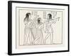 Old Egyptian Musicians, Egypt, 1879-null-Framed Giclee Print