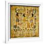 Old Egyptian Papyrus-Maugli-l-Framed Art Print