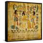 Old Egyptian Papyrus-Maugli-l-Framed Stretched Canvas