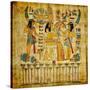 Old Egyptian Papyrus-Maugli-l-Stretched Canvas