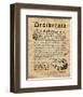 Old English Desiderata-Quote Master-Framed Art Print