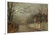 Old English House, Moonlight After Rain, 1883-John Atkinson Grimshaw-Framed Giclee Print