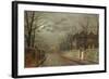 Old English House, Moonlight After Rain, 1883-John Atkinson Grimshaw-Framed Giclee Print